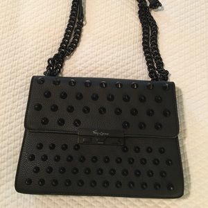 Studded Black Purse